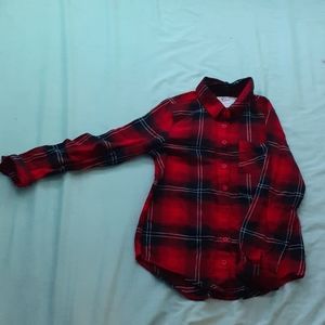 Justice size 10 cute button up shirt